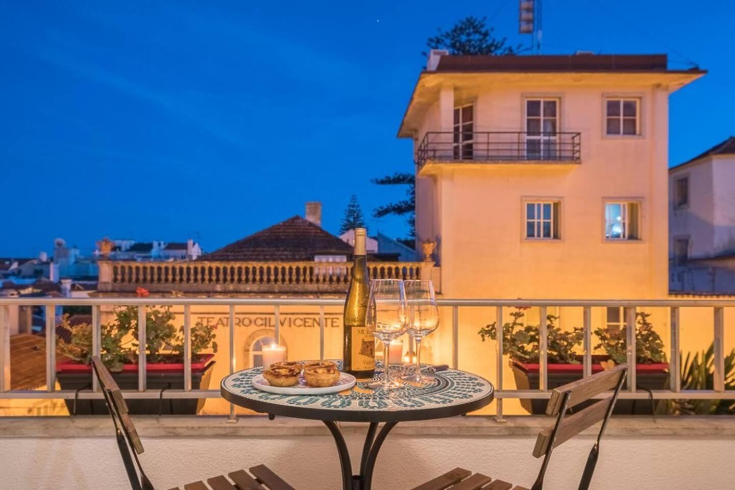 Sea View Wterrace 2 Mins From In Old Town * Cascais